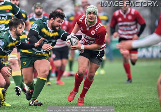 2018-12-16 ASRugby Milano-Biella Rugby (49-10)